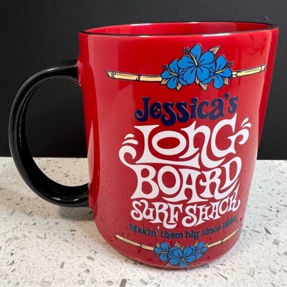 2014 DISNEY Official Licensed Jessica Rabbit Surf School Mug 12oz 4.5 x 3.5 - Picture 3 of 15